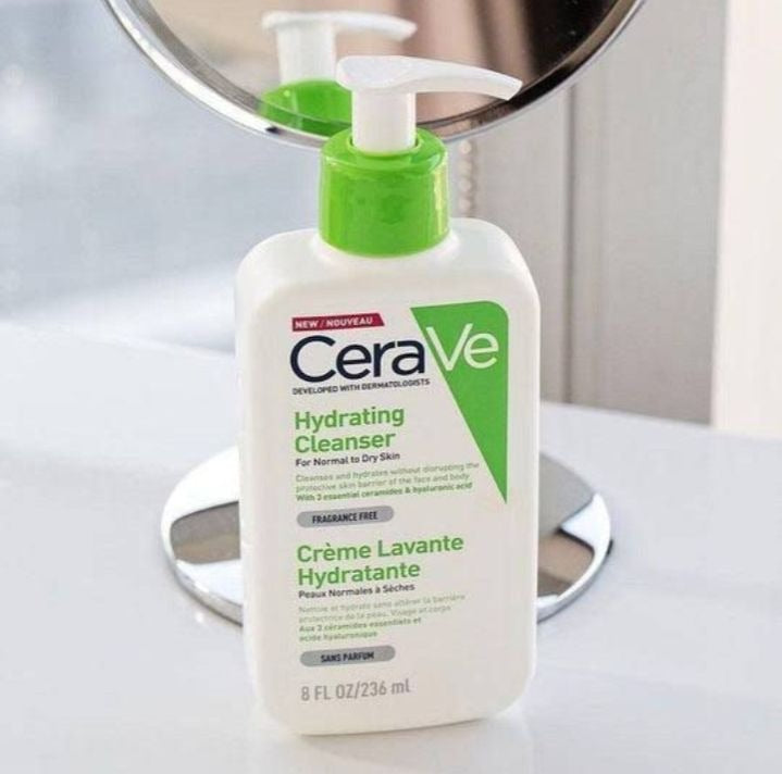 CeraVe Hydrating Cleanser with Hyaluronic Acid & Ceramides