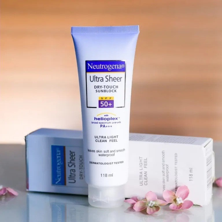 SPF 50+ Ultra Sheer waterproof sunblock